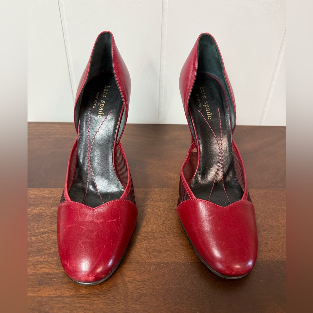 Kate Spade Burgundy Heels